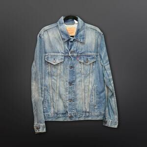 Levi Strauss & Co. Men's Blue Jean Jacket - Large